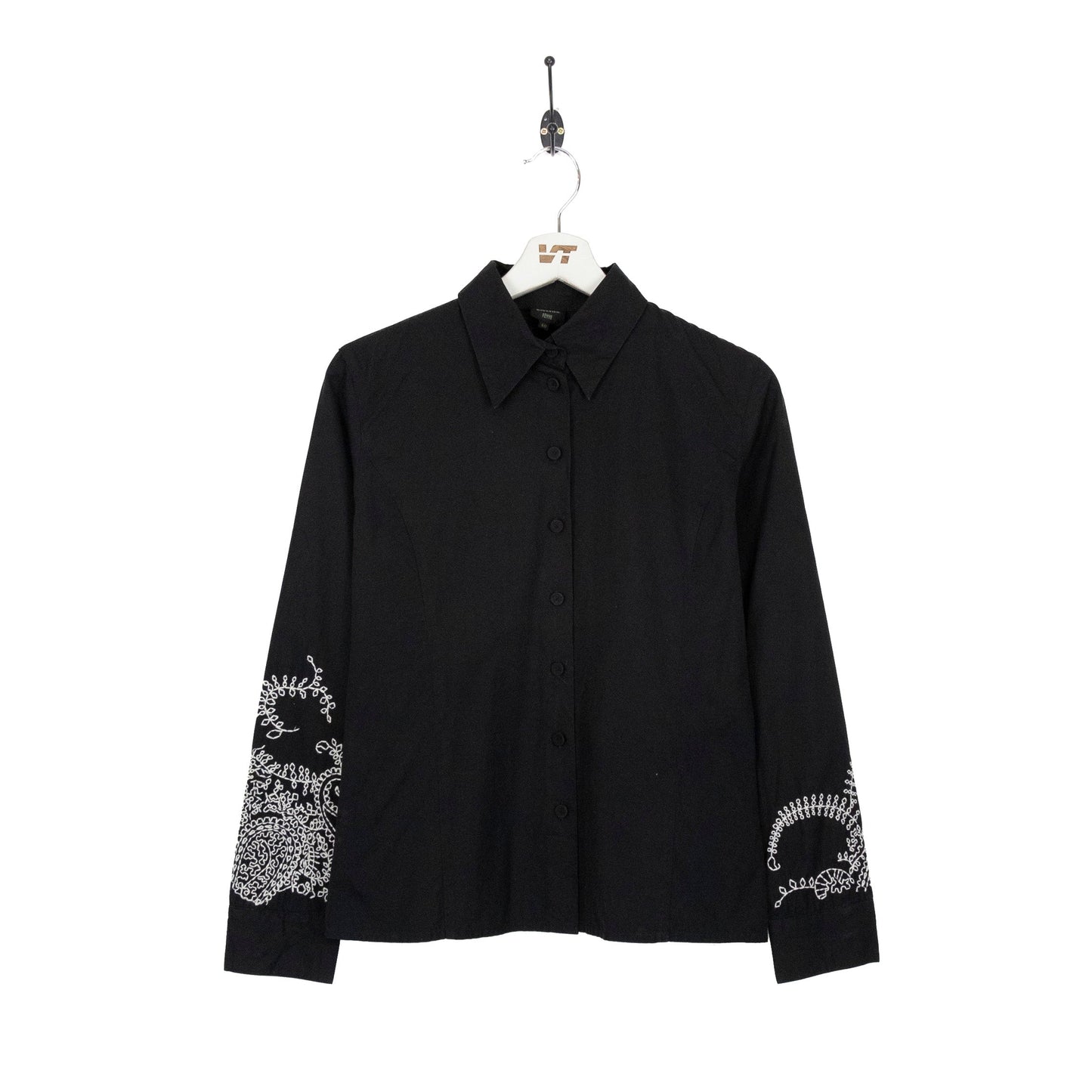 Jean Paul Gaultier Cropped Black Fitted Shirt