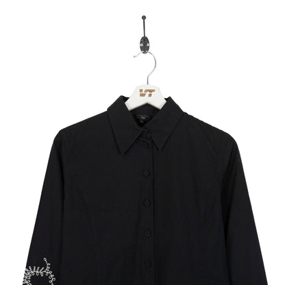 Jean Paul Gaultier Cropped Black Fitted Shirt