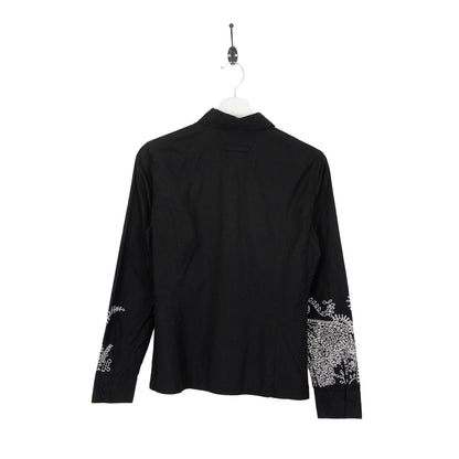 Jean Paul Gaultier Cropped Black Fitted Shirt