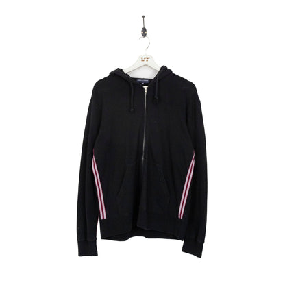 Comme Des Garcons Striped Arm Zip Up Sweater