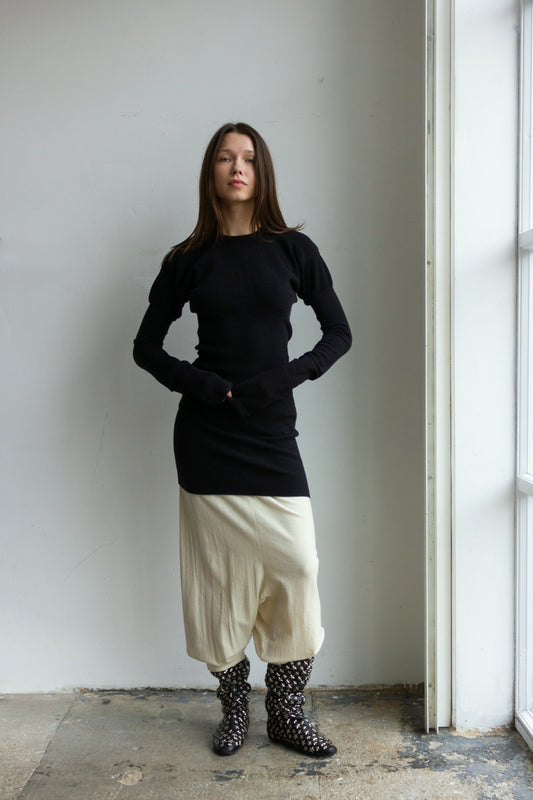 2007 Rick Owens Army long-sleeve Dress