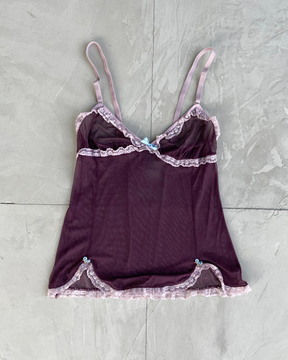 DOLCE & GABBANA D&G LINGERIE LACE VEST TOP - S/M