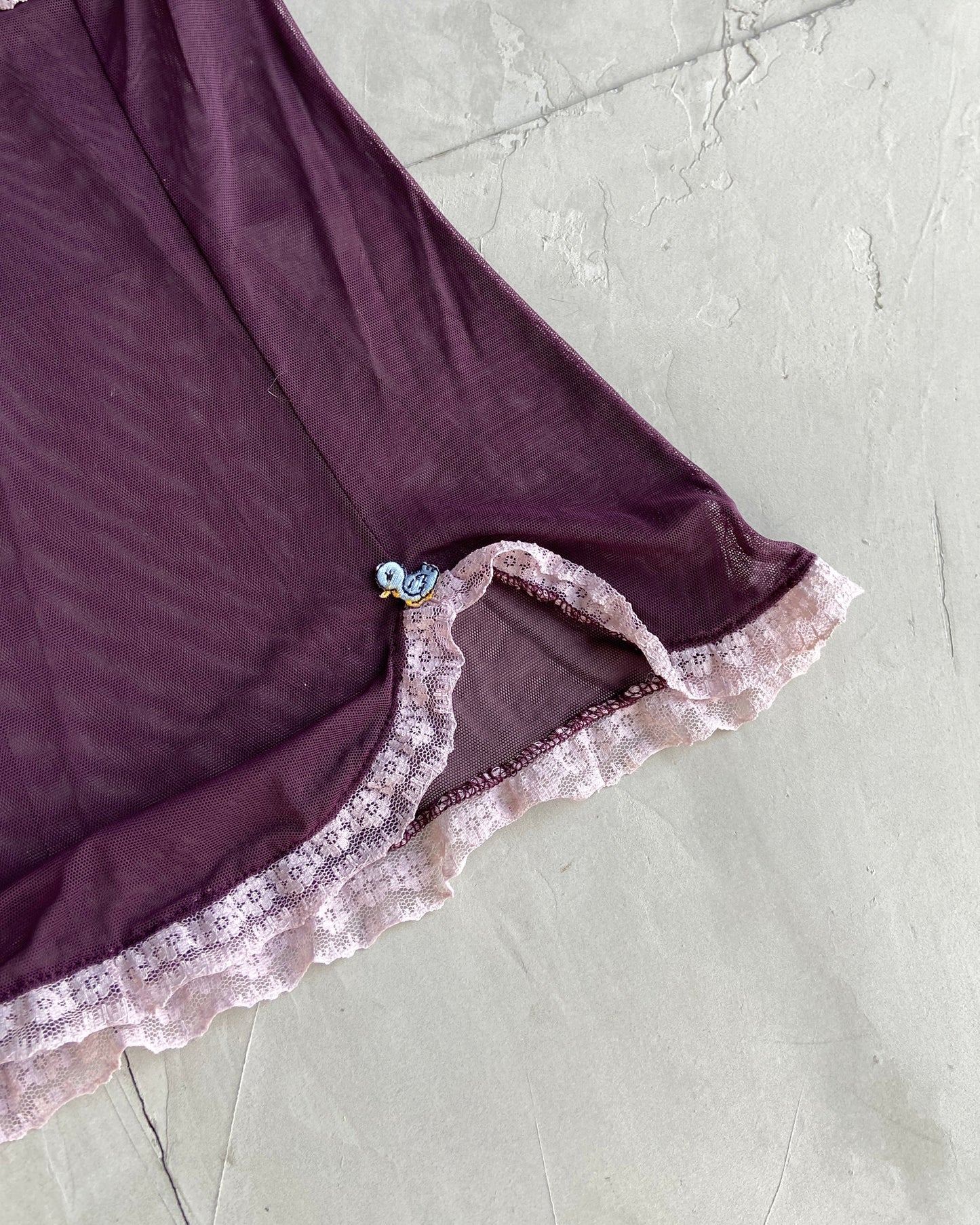 DOLCE & GABBANA D&G LINGERIE LACE VEST TOP - S/M