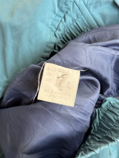 1990's Christian Dior Teal Blue Bomber Blouson