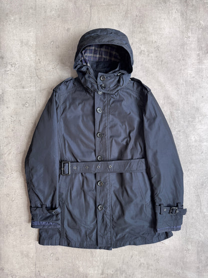 Burberry Black Label Navy Double Lined Utility Parka