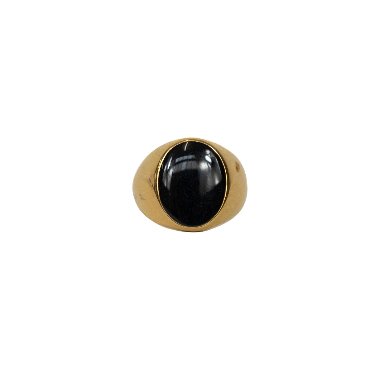 Gold Oval Signet Ring | O/S, Gold