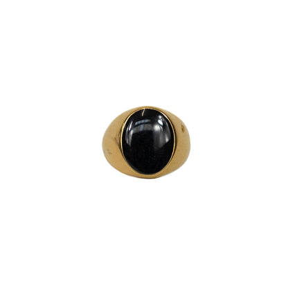 Gold Oval Signet Ring | O/S, Gold