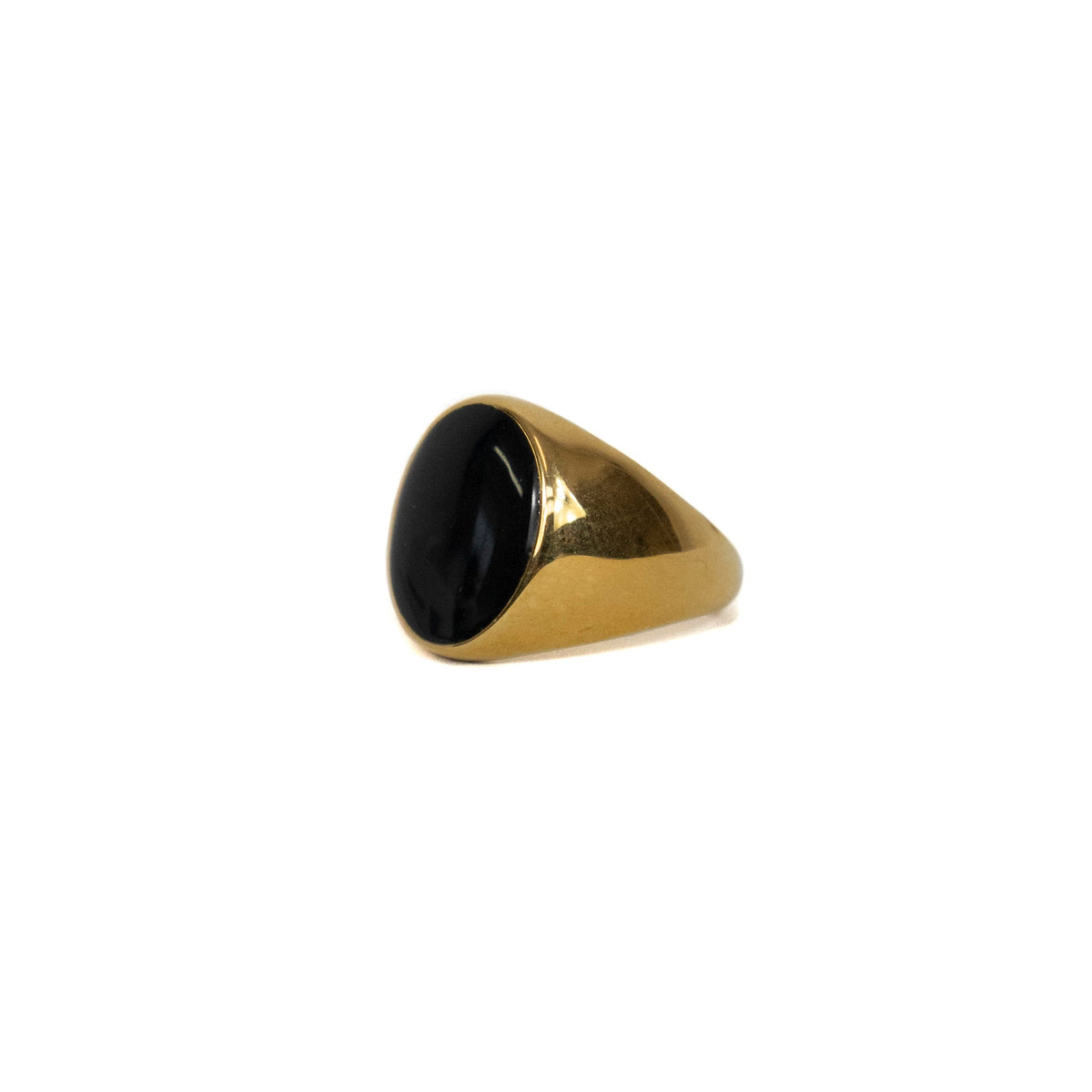 Gold Oval Signet Ring | O/S, Gold