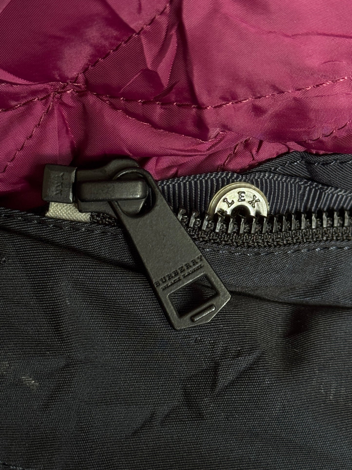 Burberry Black Label Navy Double Lined Utility Parka