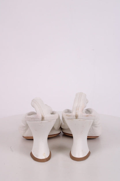 Bottega Veneta Almond Court Heels White 39 | O/S, White