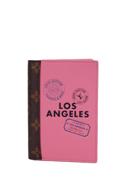 Louis Vuitton Los Angeles Passport Holder Tan/ Pink | O/S, Tan/Pink