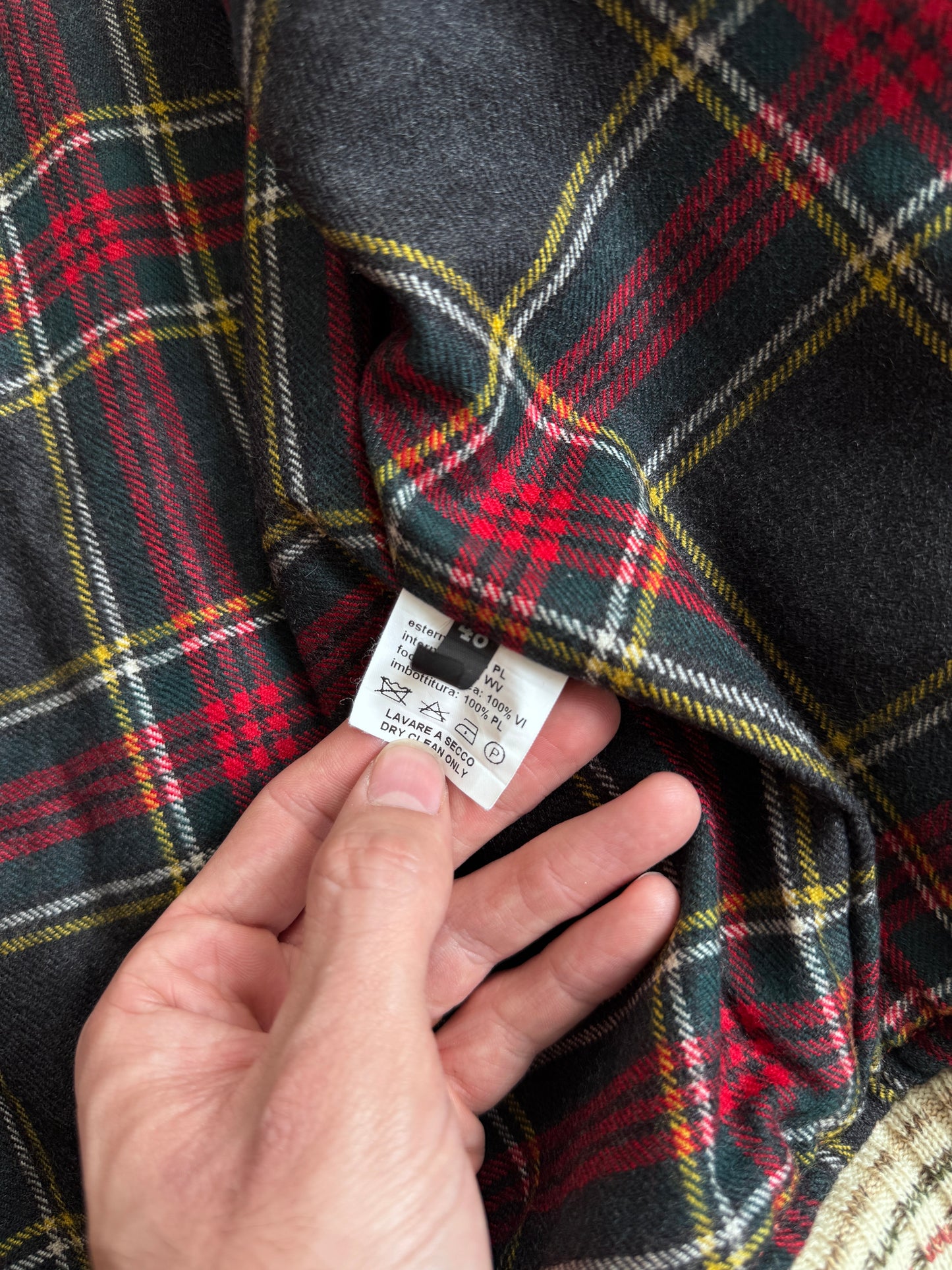 Missoni Sport Plaid Lined Orange Bomber Jacket