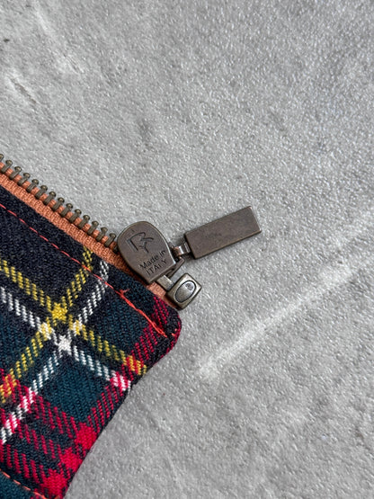 Missoni Sport Plaid Lined Orange Bomber Jacket