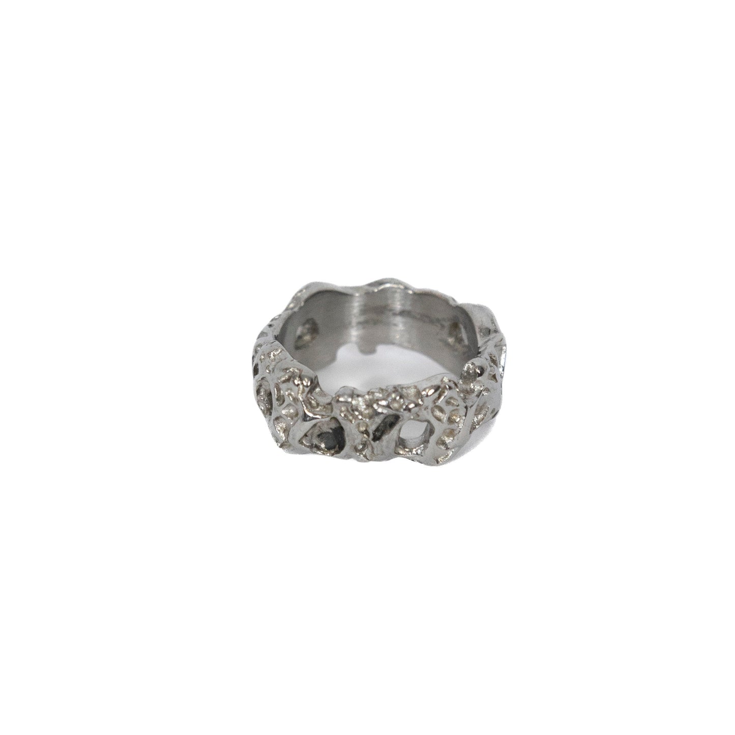 Silver Gloop Ring | O/S, Silver