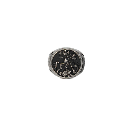 Silver Knight Ring | O/S, Silver