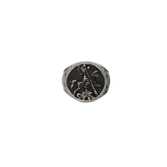 Silver Knight Ring | O/S, Silver