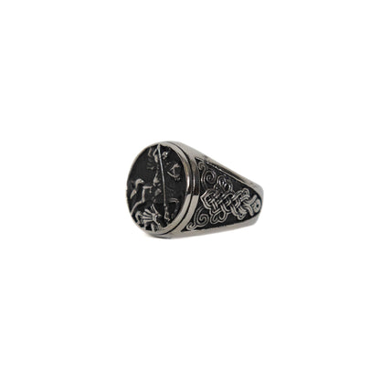 Silver Knight Ring | O/S, Silver