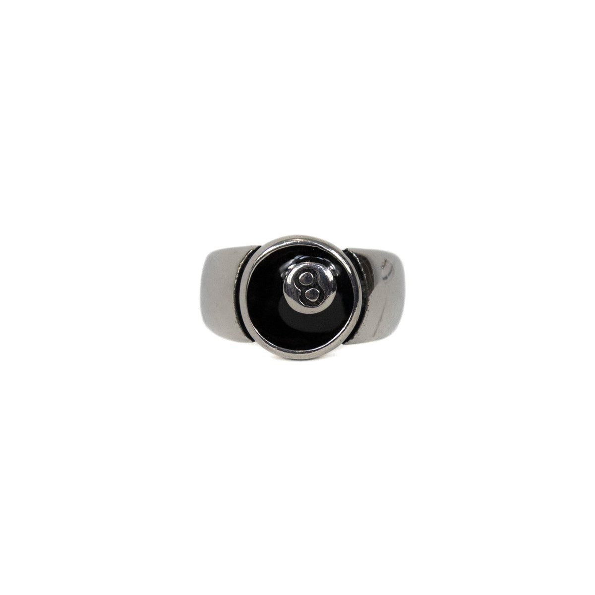 8 Ball Ring | O/S, Silver