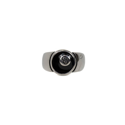 8 Ball Ring | O/S, Silver