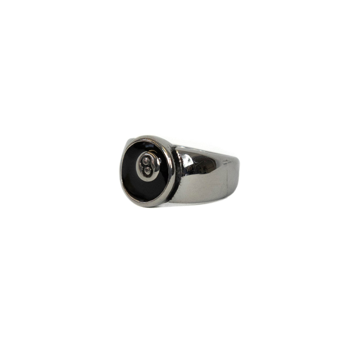 8 Ball Ring | O/S, Silver