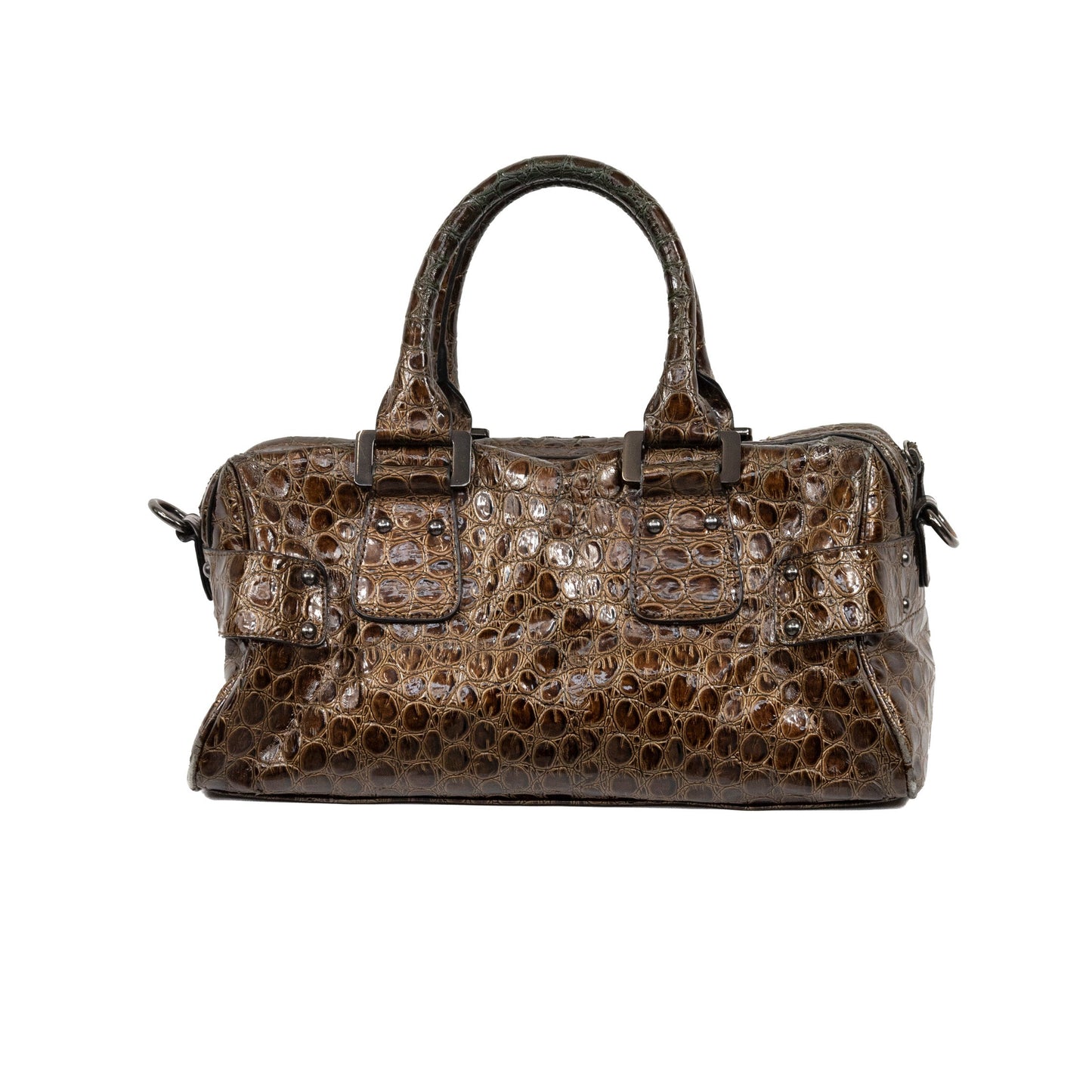 Guess Croc Effect Hand Bag