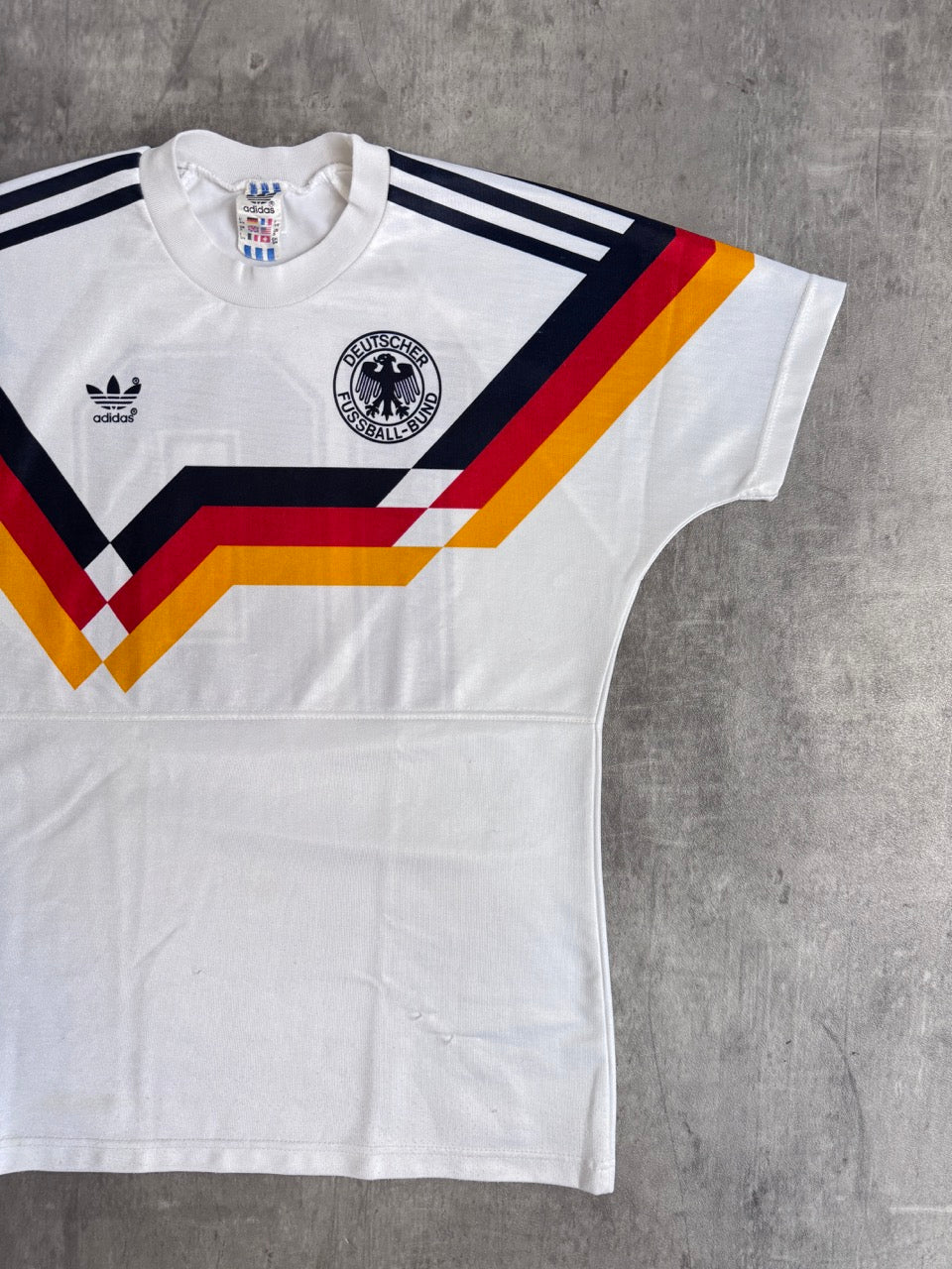1990 Rare Adidas West Germany Home '10' Football Shirt
