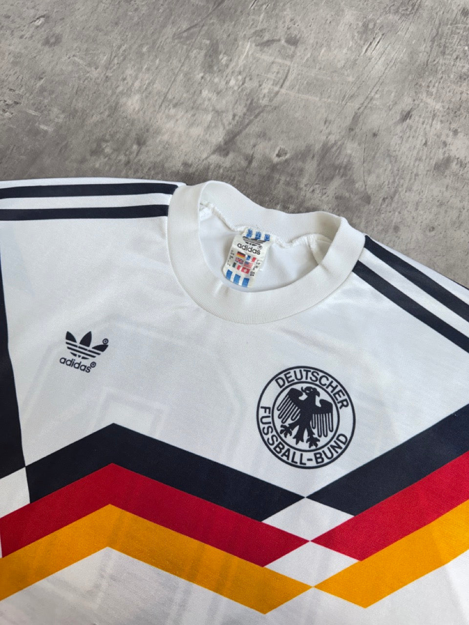 1990 Rare Adidas West Germany Home '10' Football Shirt
