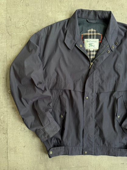 90's Burberry Japanese Navy Workwear Harrington Jacket