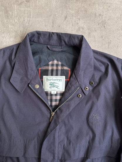 90's Burberry Japanese Navy Workwear Harrington Jacket