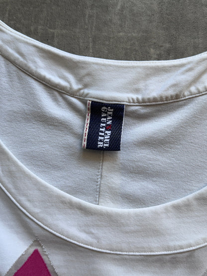 1990 Jean Paul Gaultier Graphic Vest | Extra Small, Multicoloured