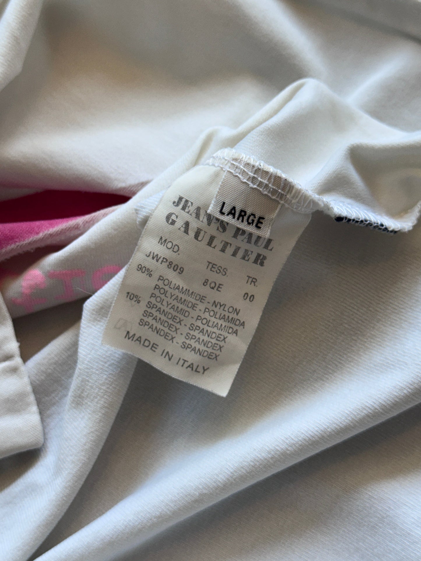 1990 Jean Paul Gaultier Graphic Vest | Extra Small, Multicoloured