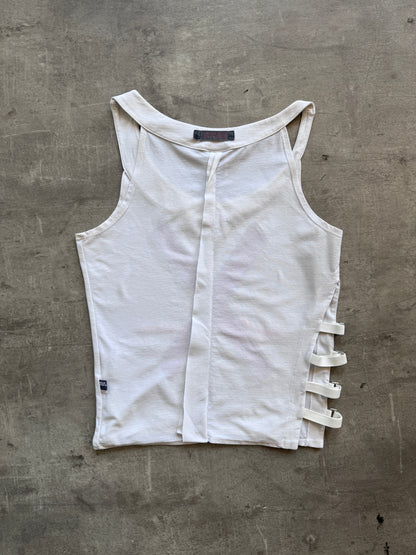 1990 Jean Paul Gaultier Graphic Vest | Extra Small, Multicoloured