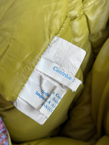 1980's Moncler Diamond Down Quilt Tapestry Ski Jacket