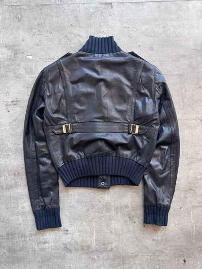 2006 Gucci Madonna Leather Bomber SC: 5782 | Small, Black