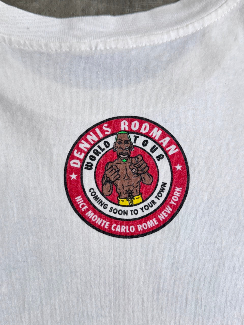 1996 Dennis Rodman World Tour Graphic Tee