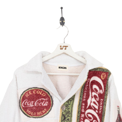 VT Rework : Coca Cola Towelling Longsleeve Button Down Shirt