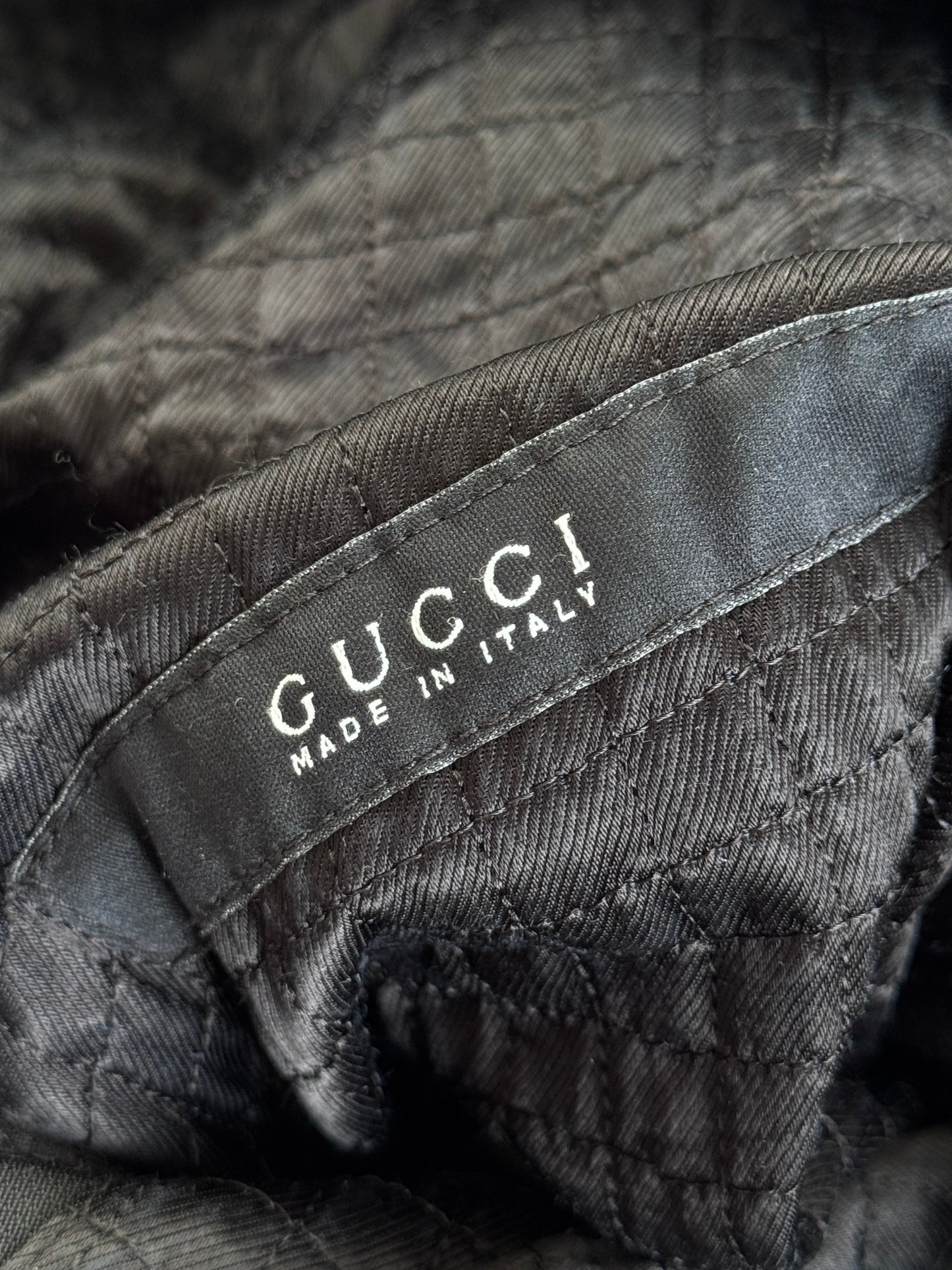 Gucci 2021/22 Cafe Racer Moto Quilted Utility Jacket