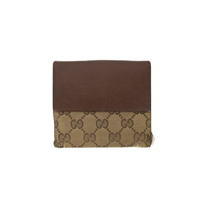 Gucci Release Clasp Monogram Wallet