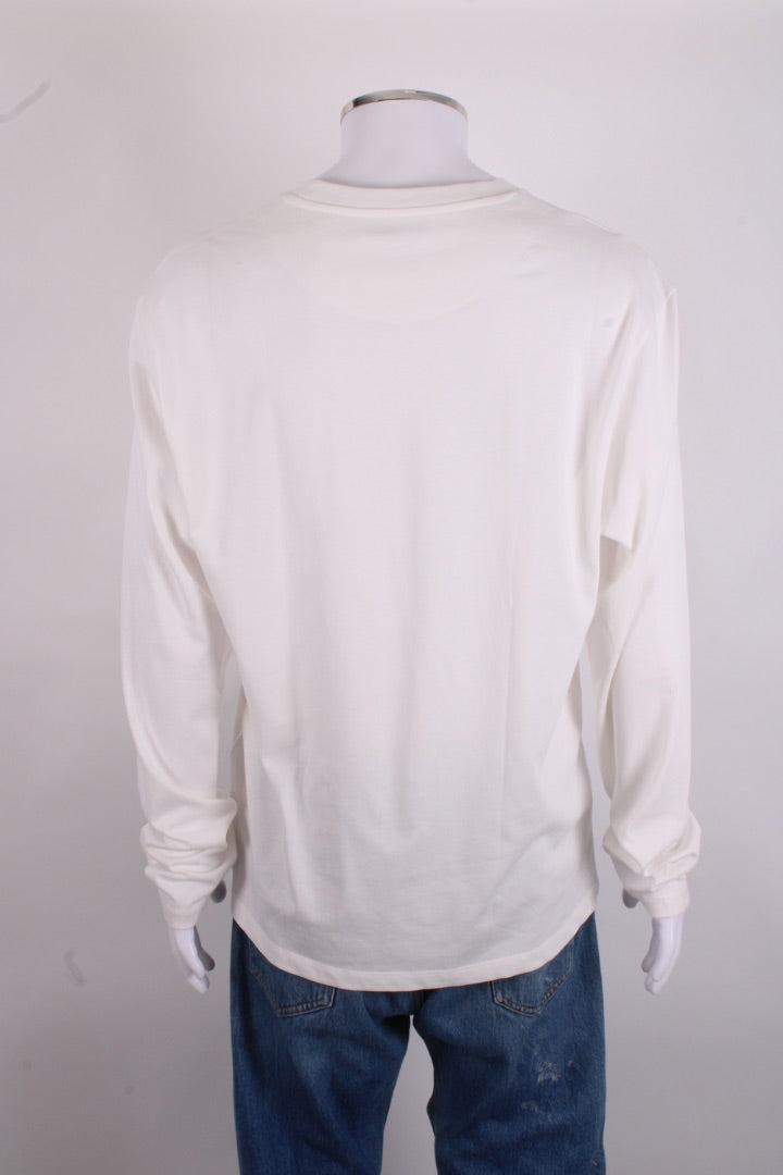 Jil Sander+ L/S Logo Patch Top White XXL | XXL, White