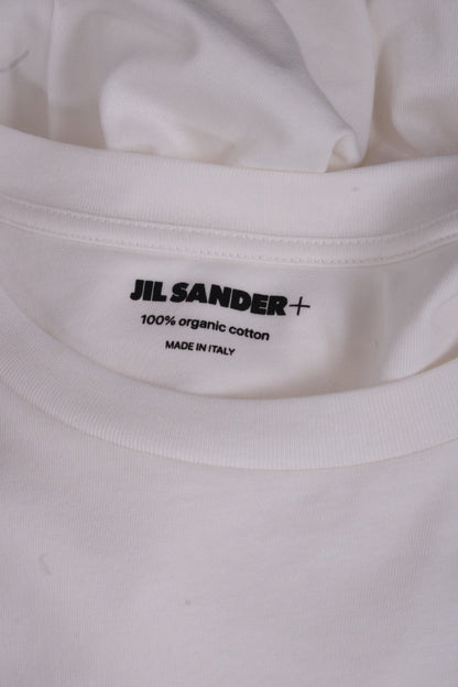 Jil Sander+ L/S Logo Patch Top White XXL | XXL, White