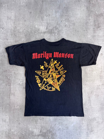 Rare Marilyn Manson Black Graphic Tee