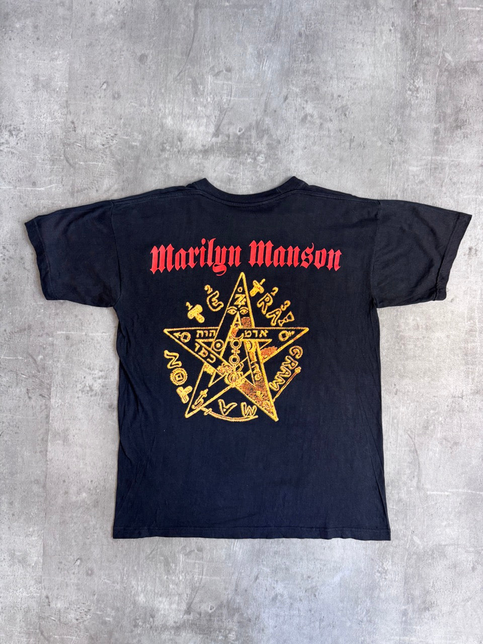 Rare Marilyn Manson Black Graphic Tee