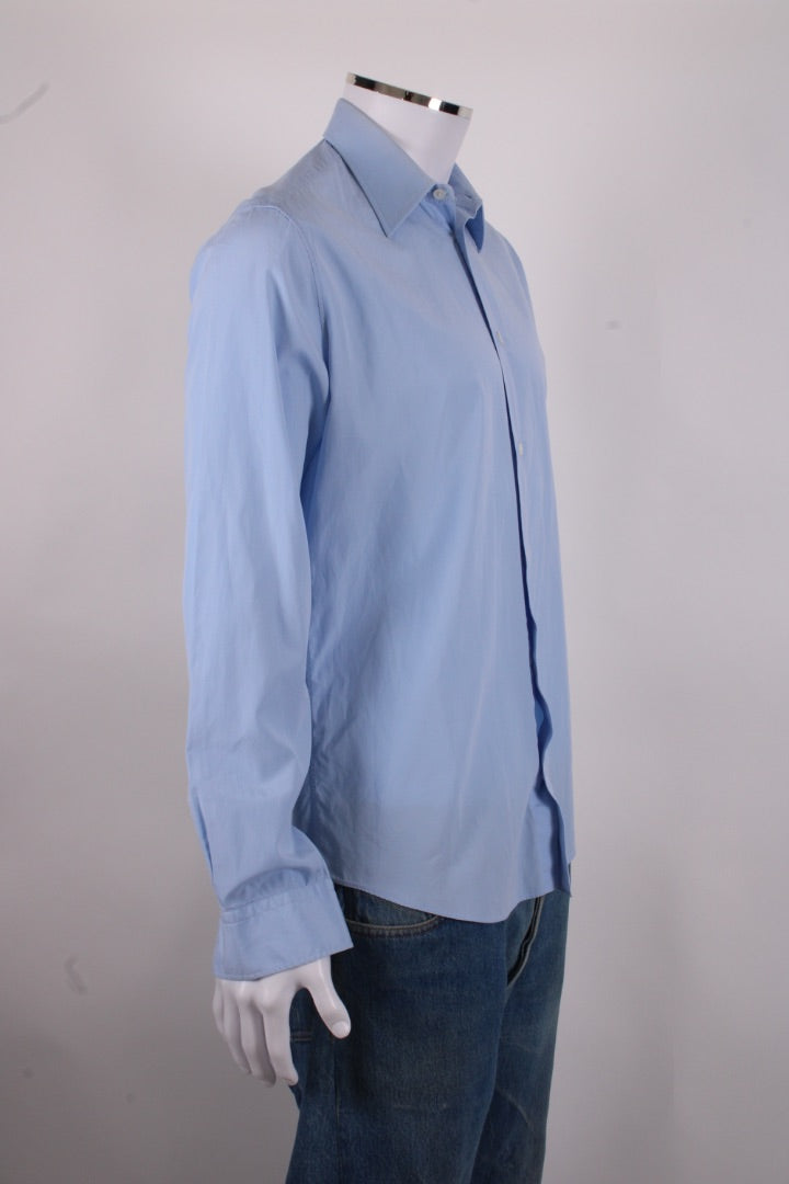 Hermes L/S Shirt Blue 15.5/ 39 | O/S, Blue