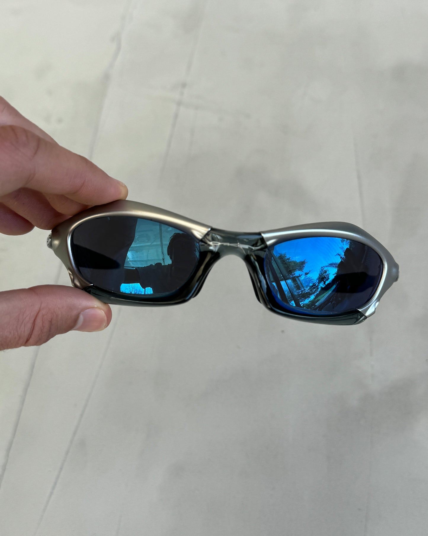 OAKLEY CRYSTAL BLACK ICE IRIDIUM SPLICE SUNGLASSES | O/S, Multicoloured