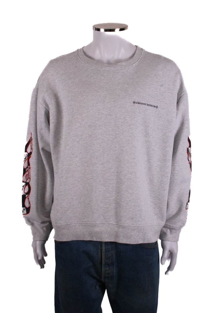 Chrome Hearts x Matty Boy Brain Graphic Print Jogger Co-ord Grey/ Multi Coloured XXL | XXL, Grey