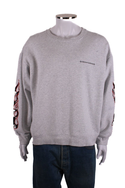 Chrome Hearts x Matty Boy Brain Graphic Print Jogger Co-ord Grey/ Multi Coloured XXL | XXL, Grey