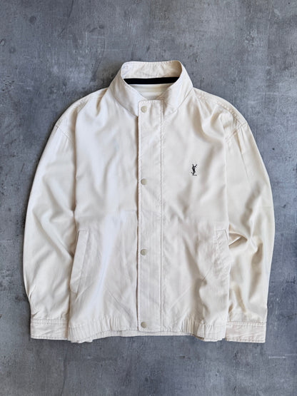 YSL Button Down Lightweight Harrington Jacket