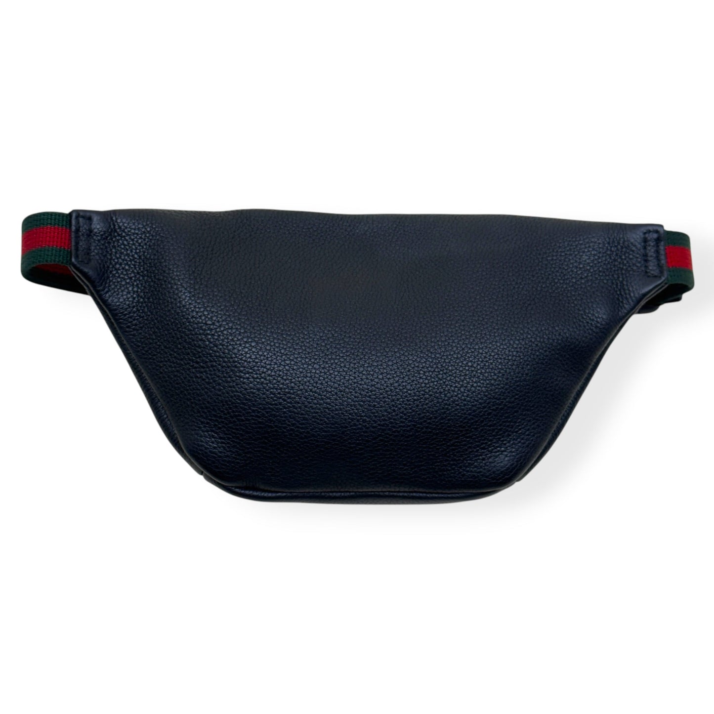 GUCCI LEATHER LOGO PRINT BELT BAG BLACK O/S | O/S, Black