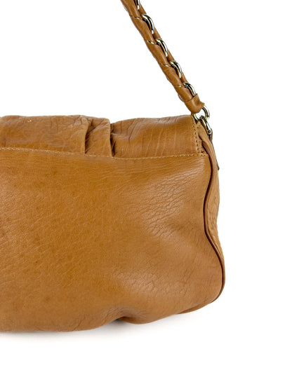 Vintage Fendi Burnt Brown Mia Chain Shoulder Bag 2000s | O/S, Brown