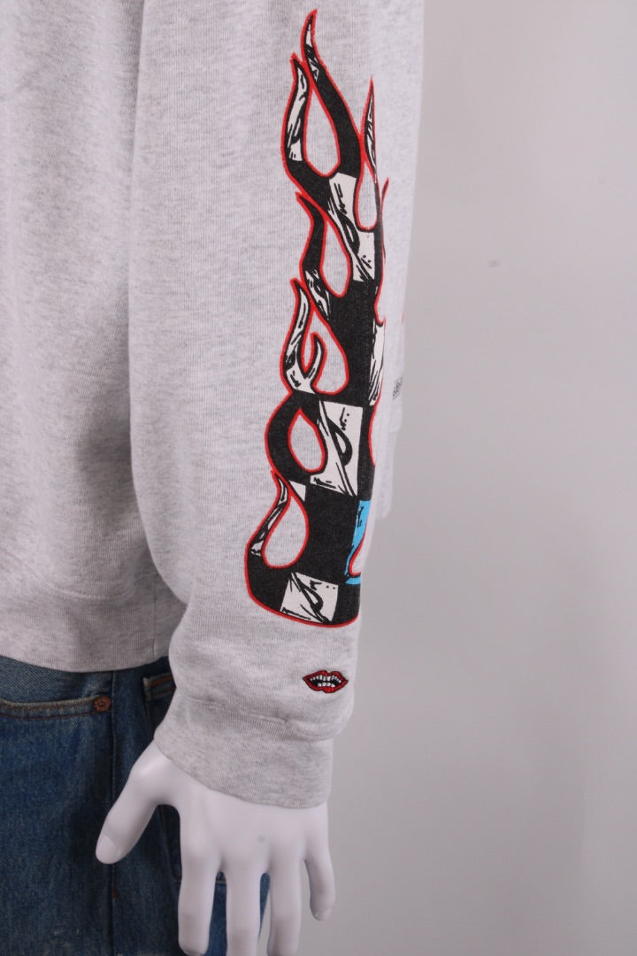 Chrome Hearts x Matty Boy Brain Graphic Print Jogger Co-ord Grey/ Multi Coloured XXL | XXL, Grey
